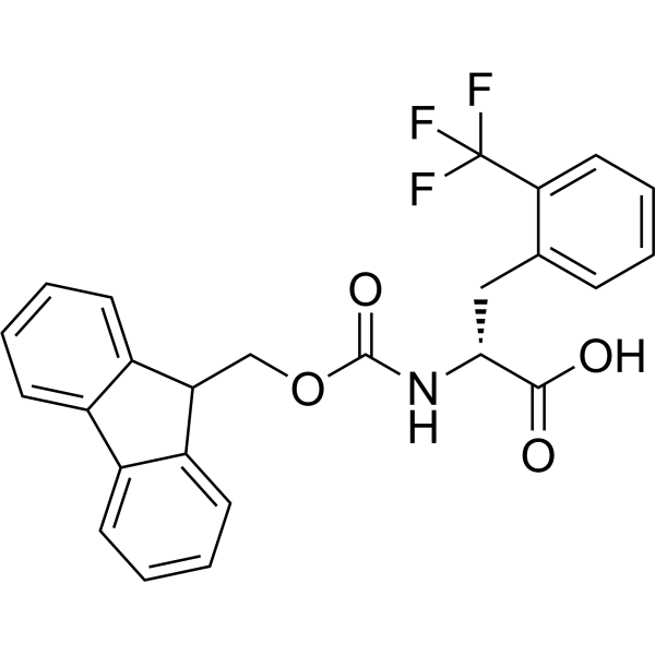 (R)-2-((((9H-Fluoren-9-yl)methoxy)carbonyl)amino)-3-(2-(trifluoromethyl)phenyl)propanoic acid 352523